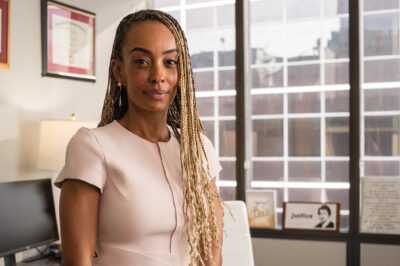 A photo of ACLU of Louisiana’s executive director Alanah Odoms.
