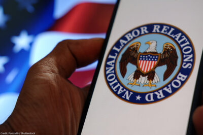 The National Labor Relations Board (NLRB) logo.