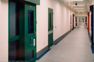 Hallway of detention center