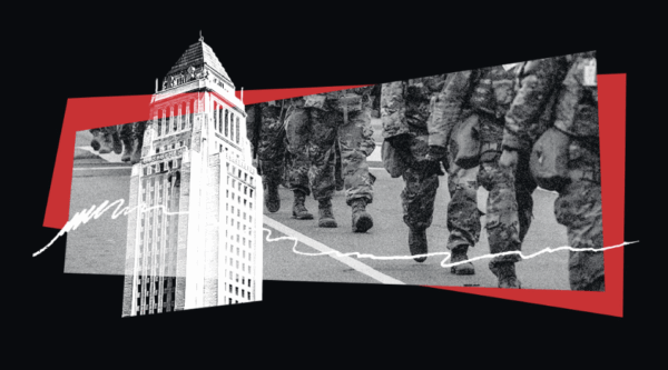 A graphic depicting domestic military deployment.